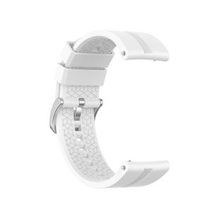 INF 20 mm silikónový remienok na hodinky pre Huawei Watch GT 2 42 mm, Samsung/Huawei White