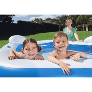 Bestway Family Pool "Fun", 213x207x69 cm - rechteckig - 575 l; 54153