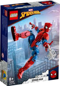 LEGO Marvel Spider-Man Figur, voll bewegliches Action-Spielzeug, sammelbare Superhelden-Actionfigur, Fanartikel für Fans der Filme, Geschenk für Jungen und Mädchen 76226