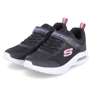 Skechers Mädchen-Sneaker-Slipper-Klettschuh MICROSPEC MAX PLUS SUBTLE ST Schwarz, Farbe:schwarz, EU Größe:34