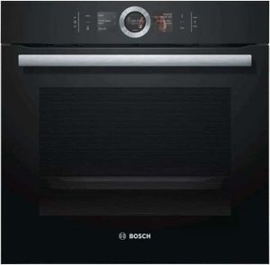 Bosch Serie 8, Einbau-Backofen, 60 x 60 cm, Schwarz HBG7741B1