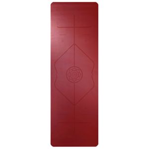 TRENDY SPORT Yogamatte Naturkautschuk 180 x 60 x 0,3 cm rot