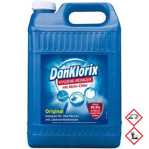 DanKlorix Original Hygiene Reiniger mit Aktiv Chlor kraftvoll 5000ml