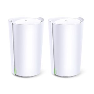 TP-LINK Deco X90 (2 balenia) Trojpásmová (2 4 GHz / 5 GHz / 5 GHz) Wi-Fi 6 (802.11ax) Weiß Intern