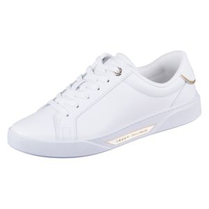 Tommy Hilfiger Chic lth Court Damen Sneaker in Weiß, Größe 36