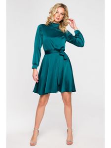 Makover Minikleid für Frauen Adese K157 dunkelgrün L