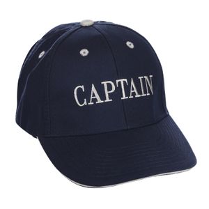 Baseball Cap Captain blau Einheitsgröße Größenverstellbar