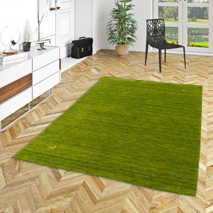 Natur Teppich Indo Nepal Gabbeh Shiva Grün Mix, Größe:200x290 cm