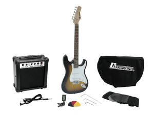 DIMAVERY EGS-1 E-Gitarren-Set, sunburst DIMAVERY EGS-1 E-Gitarren-Set, sunburst