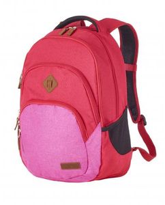 Travelite Neopak Rucksack mit Laptopfach Schulrucksack Daypack Backpack, Farbe:Rot/Pink