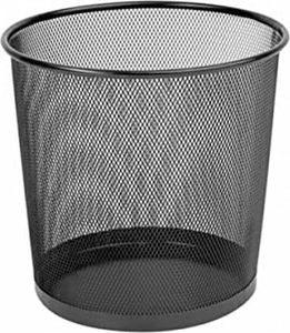 Kosz Na Śmieci Q-Connect Office Set Metalowy 12L Czarny