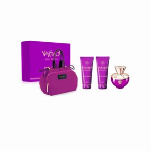 Versace Dylan Purple Eau De Parfum Spray 100ml Set 4 Artikel