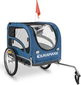 DURAMAXX King Rex přívěs na kolo a bugina pro psy, 250 l, max. 40 kg, modrý DURAMAXX King Rex přívěs na kolo a bugina pro psy, 250 l, max. 40 kg, modrý
