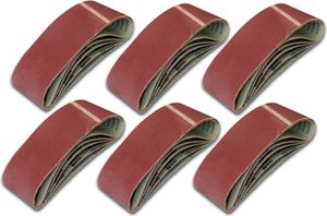 25 Schleifbänder 75x457 Bandschleifer Korn 40- 220 Gewebeband Schleifpapier 120