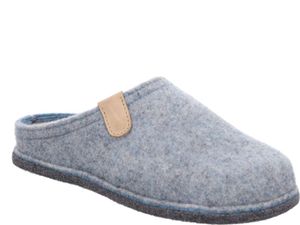 Rohde Damen Hausschuhe Pantoffeln Softfilz Lucca 6820, Größe:39 EU, Farbe:Blau