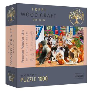 TREFL Wood Craft Origin Puzzle Hund Freundschaft 1000 Teile