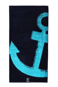 jilda-tex Strandtuch/Badetuch (Nordic Blue) 90x180 cm