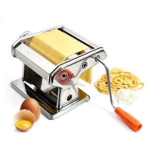 Nudelmaschine aus Edelstahl Pastamaker Pastamaschine; Die Nudel Maschine für frische Pasta
