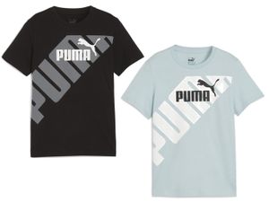 Puma Jungen Power Graphic Tee Logo Print Farbwahl