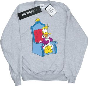 Disney - "Donald Duck King Donald" Sweatshirt für Jungen BI26640 (140-146) (Grau)