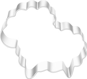 Ausstechformen aus Edelstahl, Karotte, Hase, Kleeblatt, Karotte, Ente, Küken, Tulpe, Schaf, Form von Keksen, leicht zu reinigen, Ausstecher mit Feiertagsmotiv zum Backen