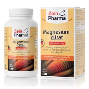ZeinPharma Magnesium Citrat Kapseln (120 Kapseln)