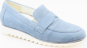 Waldläufer H-Ragna sky Damen Slipper in Blau, Größe 6.5