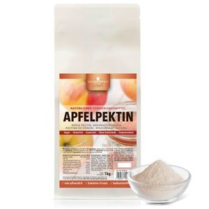 Golden Peanut Apfelpektin 1 kg - Apfel Pektin, natürliches Geliermittel zusatzfrei, glutenfrei, Gelee und Marmeladen