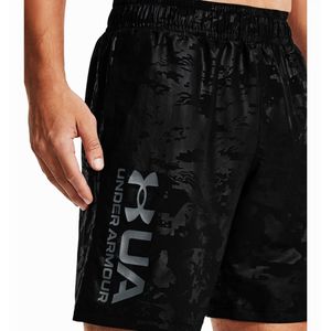 Šortky UNDER ARMOUR Woven Emboss Shorts Black Černá M