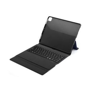 Puzdro HOPE R s bezdrôtovou Bluetooth LED klávesnicou pre iPad 12.9 2018 a 2020, , modré, rozloženie QWERTY