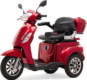 ECO ENGEL 500 Rot, 15 km/h, 1000 Watt, Reichweite c.a. 55 km., Seniorenmobil Elektromobil Seniorenfahrzeuge