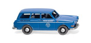 WIKING miniaturfuchs Volkswagen 1600 1:87 blau, Farbe:blau