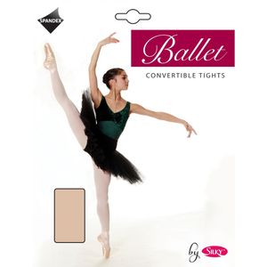 Silky Mädchen Ballett-Strumpfhose mit Fersenloch LW159 (11-13 Jahre) (Rosa)