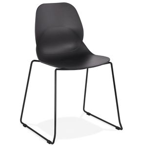 Kokoon® Designová stolička CLAUDI 54x50x85 cm,Plast / Polymér, čierna,12,05 kg