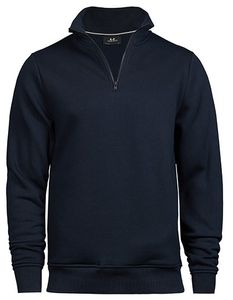 Tee Jays Pánská mikina 1/2 Zip 5438 Blue Navy XL