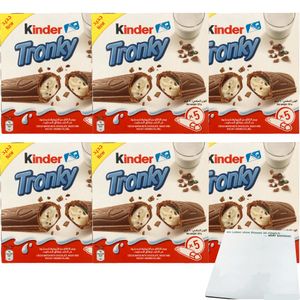 Ferrero Kinder Tronky 6er Pack (6x5 Riegel, 90g Packung) + usy Block