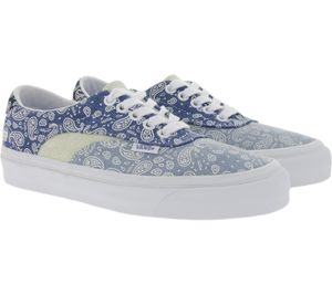 VANS Low Top Schuhe außergewöhnliche Sneaker mit Paisley-Muster Acer Ni Sp Blau/Weiß, Größe:38