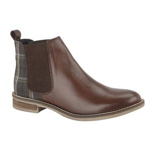 Cipriata - Dámske členkové topánky, kožené DF1842 (43 EU) (Tmavohnedá)