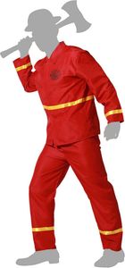 Kostým hasiča Atosa Červená XL Červená XL