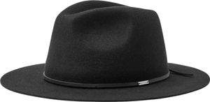 Brixton Wesley Fedora Hut, schwarz, L