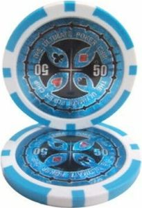 Pegasi Pokerchip 50 - 11.5g - Casino Pokerchips - Spielchips Wertmarken - Poker Chips - Casino Pokerset - Texas Hold'em Poker Chips - Poker-Chips - 25 stücks