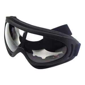 Unisex Motorradbrille Schneebrille winddicht UV-Schutz Schutzbrille für Radfahren, Motorrad, Schneemobil, Outdoor Sport transparent