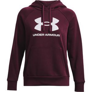 Under Armour Ua Rival Fleece Big Logo Hdy 600 Dark Maroon L