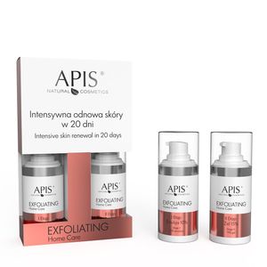 Apis Intensywna odnowa skóry w 20 dni Zestaw Emulsja 10% 15ml + Żel 15% 15ml