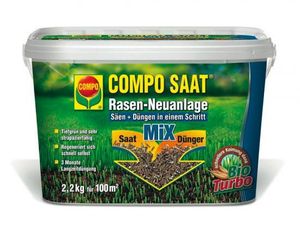 COMPO Rasen Neuanlage-Mix Samen & Dünger 2,2 kg