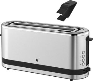 WMF Küchenminis Toaster Langschlitz mit Brötchenaufsatz, 900 W, XXL Toastscheiben, 7 Bräunungsstufen, Bagel-Funktion, Toaster edelstahl matt WMF Küchenminis Toaster Langschlitz mit Brötchenaufsatz, 900 W, XXL Toastscheiben, 7 Bräunungsstufen, Bagel-Funktion, Toaster edelstahl matt