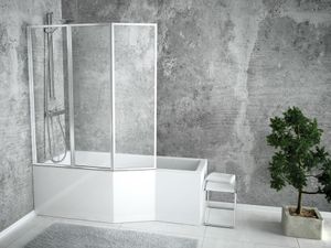 BADLAND Eckbadewanne Badewanne Integra 170x75 Links ohne Verkleidung | Ablaufgarnitur & Füße GRATIS