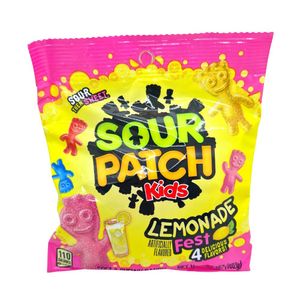 Sour Patch Kids | Lemonade Bag 102g, Fruchtgummi, amerikanische Süßigkeiten, USA