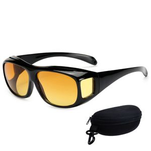 Überzieh Sonnenbrille Auto Sonnen-Überbrille UV400 polarisiert,Black Gray