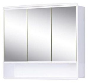 Kúpeľňová skrinka so zrkadlom LYMO 58x49x14,7 biela